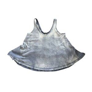 Free People We The Free Blue & White Flowing Camisole Top Size XS